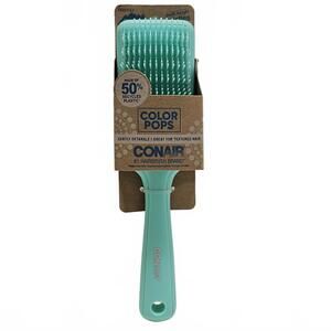 New Conair Color Pops Detangling Brush Eco-Friendly Design Multi Height Bristles